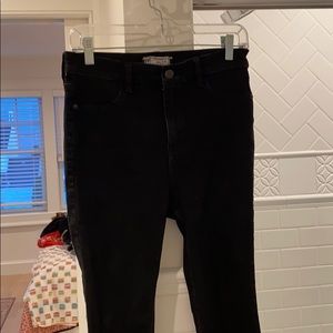 Black high waisted skinny jeans